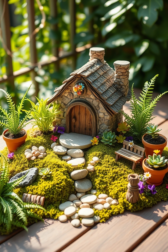 enchanting miniature fairy garden