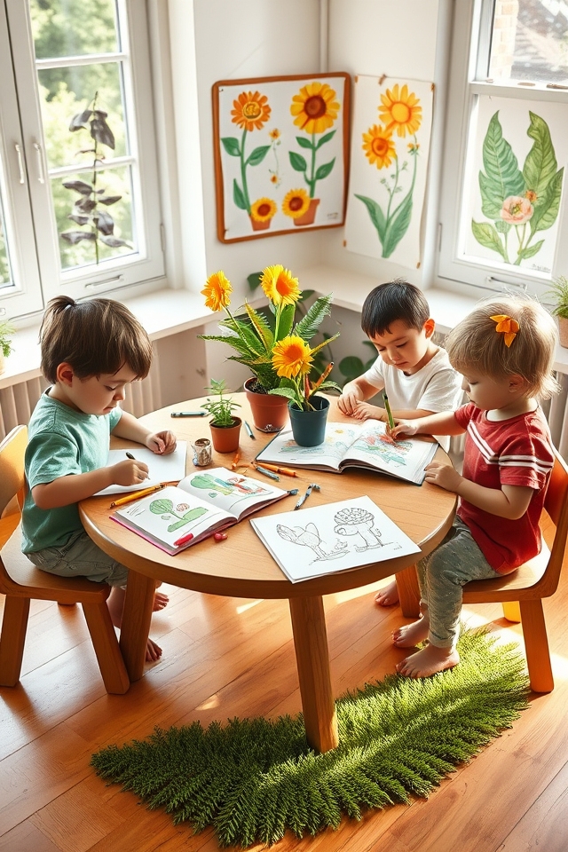 engage kindergarteners with plant stories