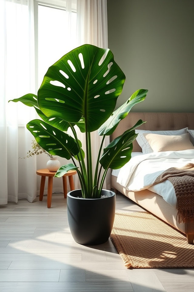 exotic monstera lush oasis