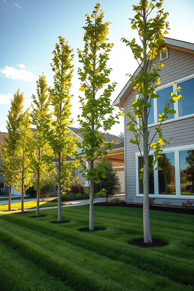 fast growing poplar trees