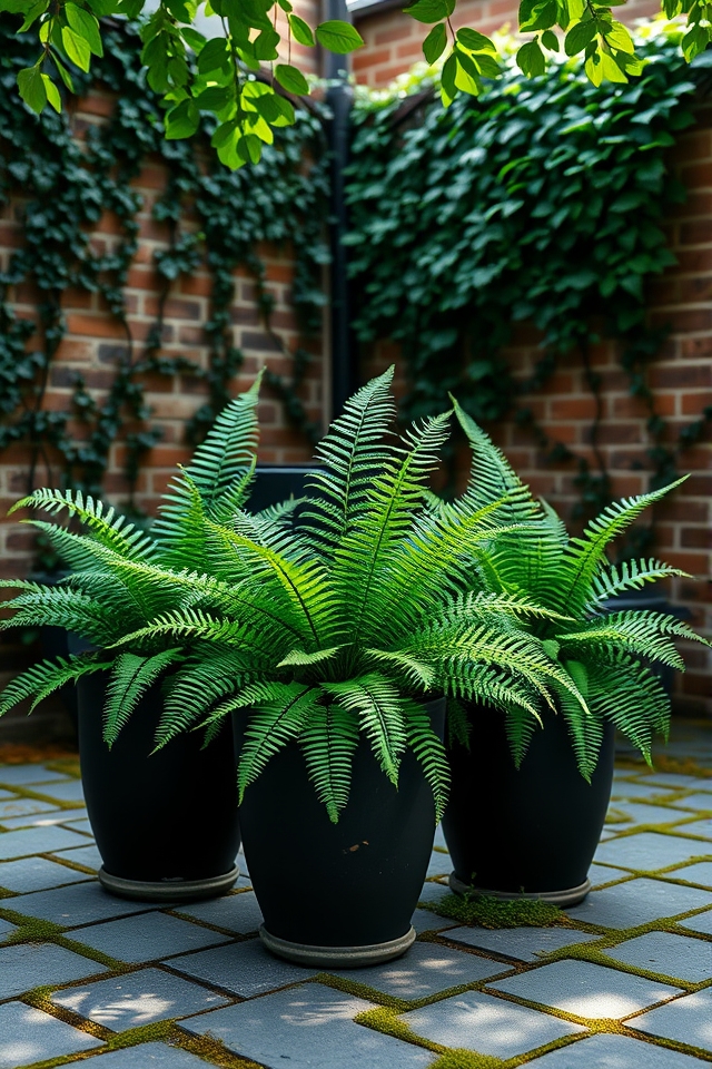 ferns for shady spots