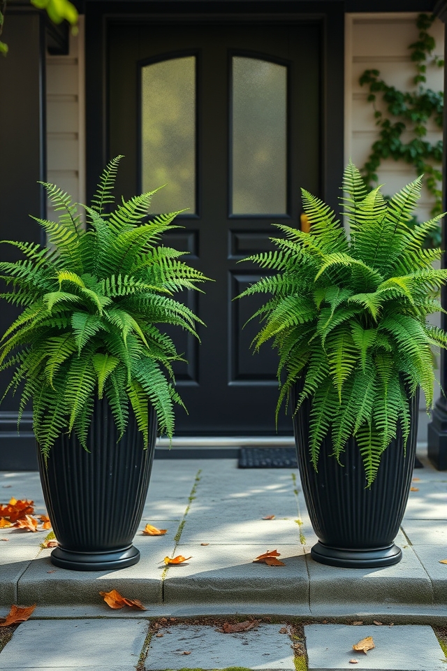 ferns for shady spots
