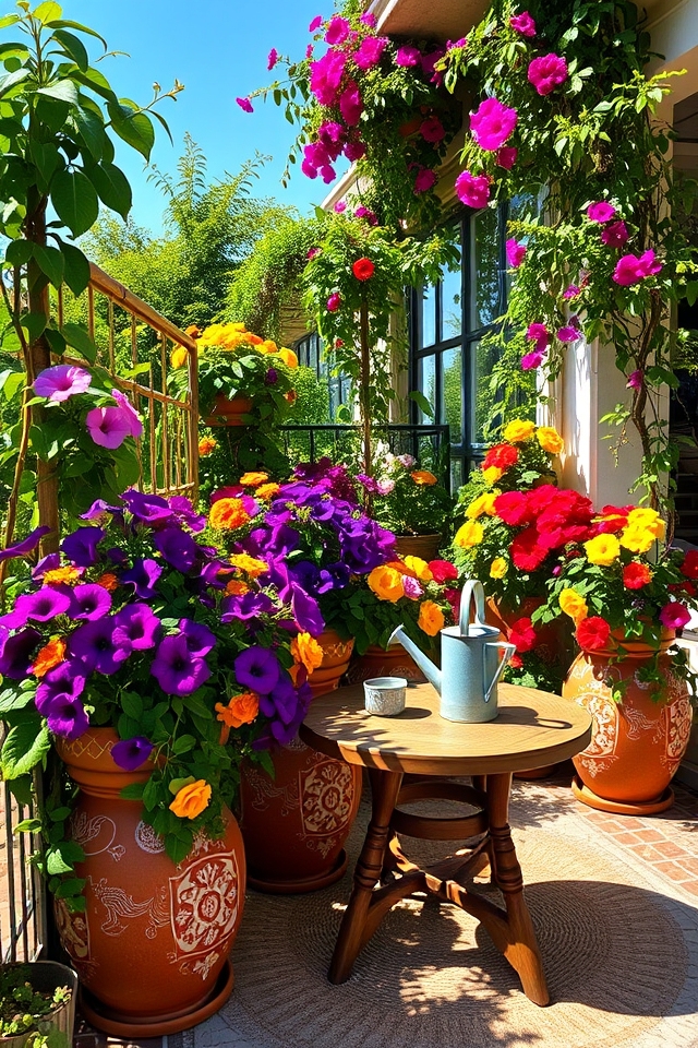 floral oasis for outdoor spaces