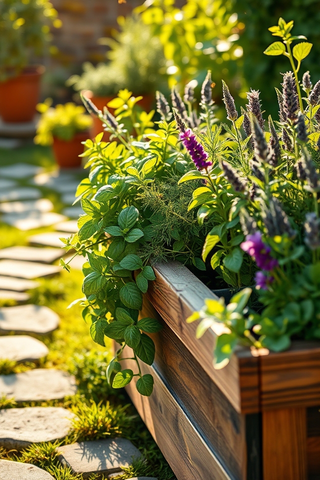 fragrant herbs enhance gardens