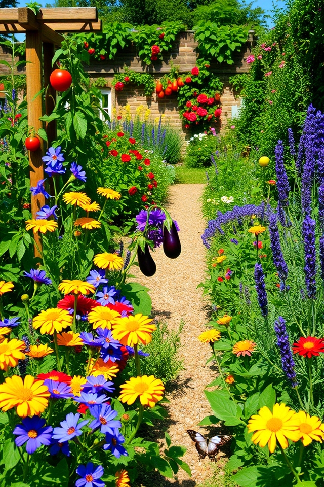 fragrant vibrant edible garden