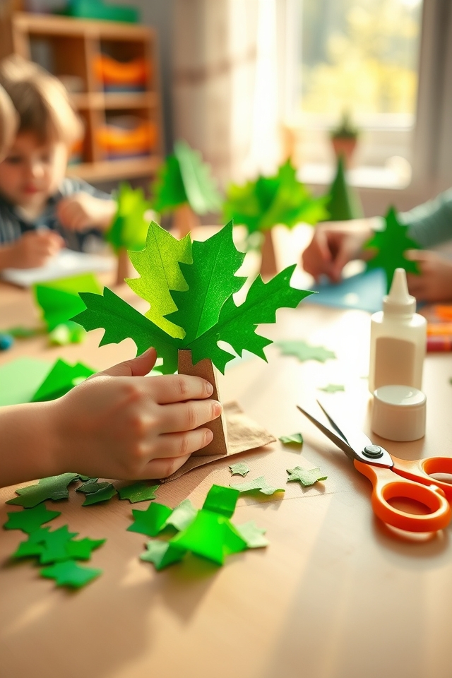 fun educational tree crafting