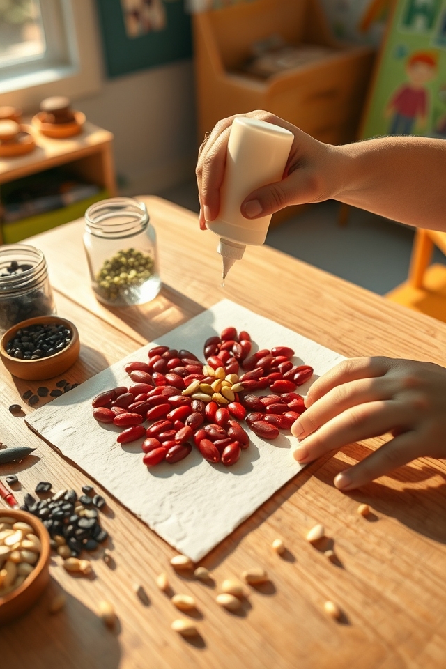 fun seed mosaic crafting