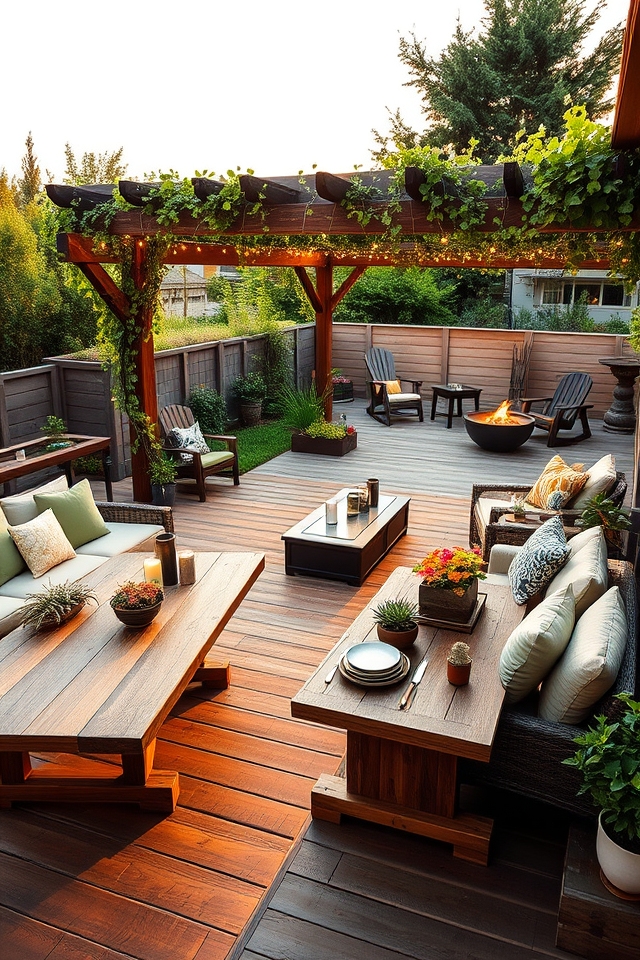 functional outdoor living space