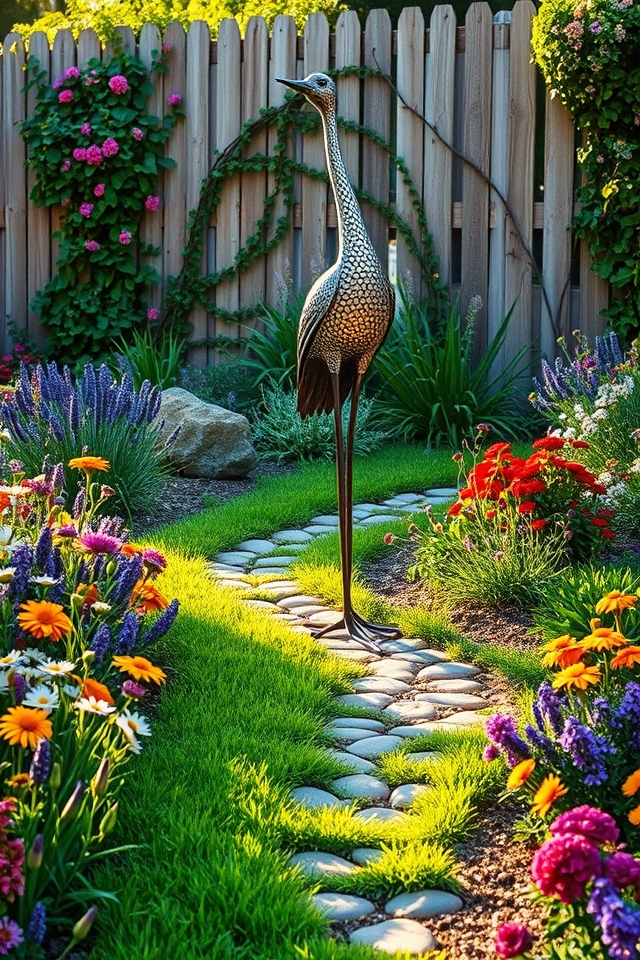 garden art enhances aesthetics