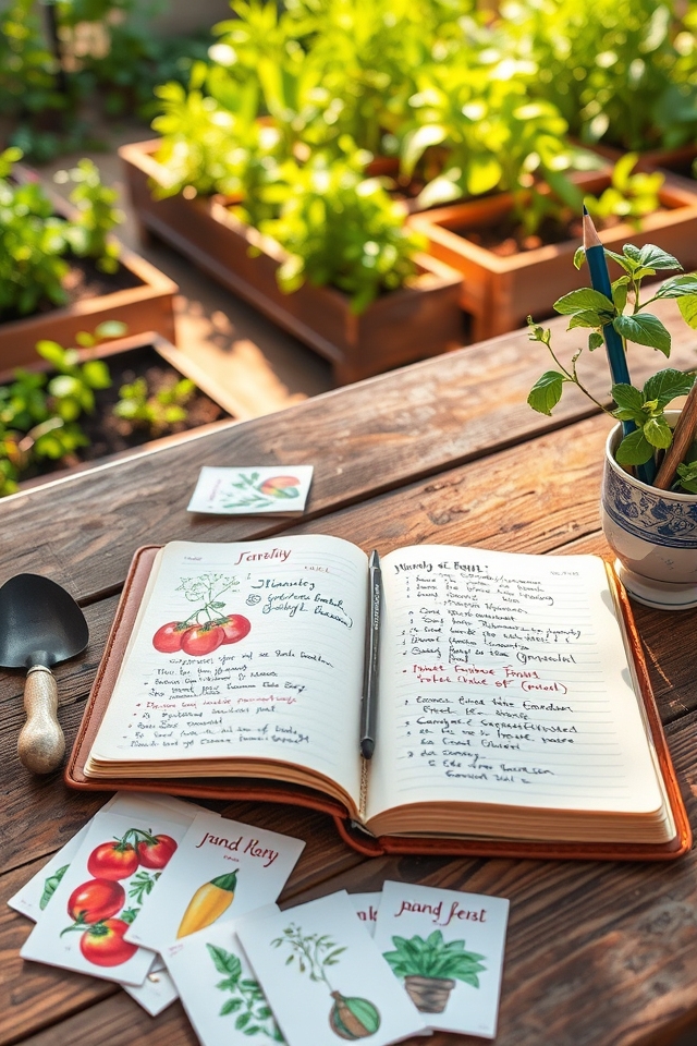 gardening journal for tracking