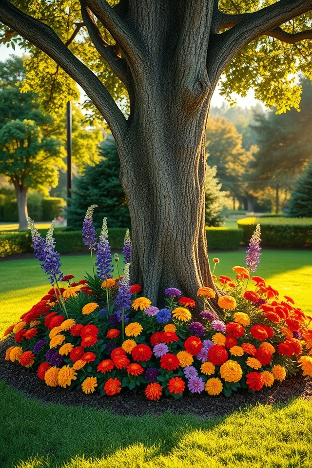 graduated height petal arrangement