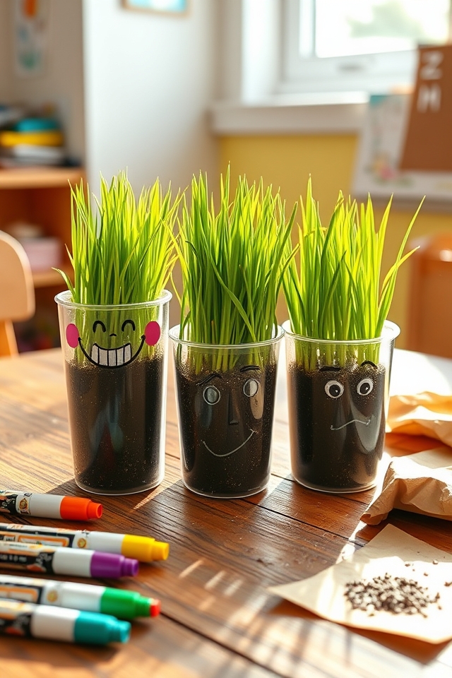 grow funny grass heads