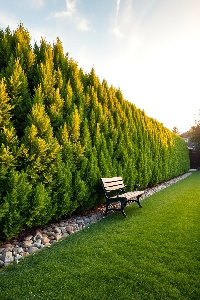 grow lush privacy hedges