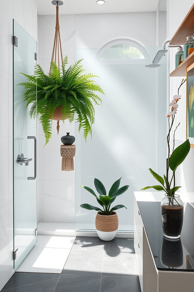 humidity loving bathroom plants