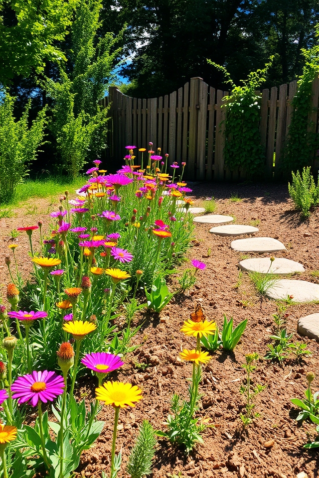 ideal location for wildflowers