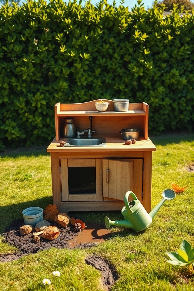 imaginative sensory mud kitchens