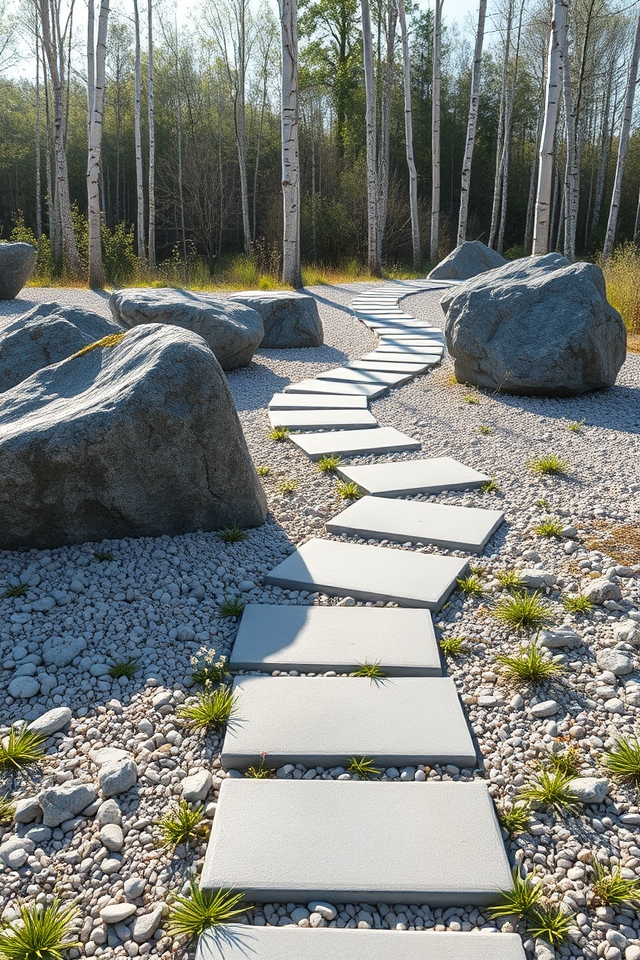 incorporate natural stone features