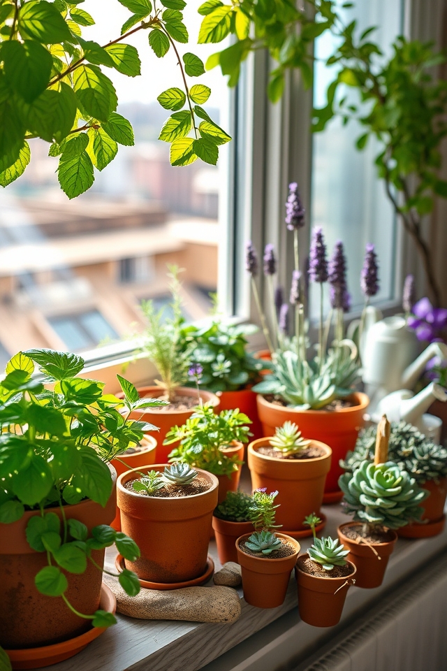 indoor gardening with sunlight