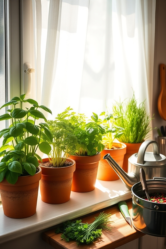 indoor herb gardening essentials