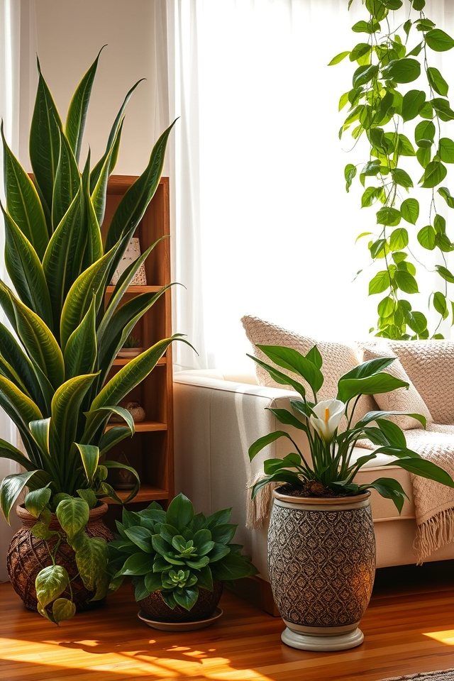indoor plants enhance well being