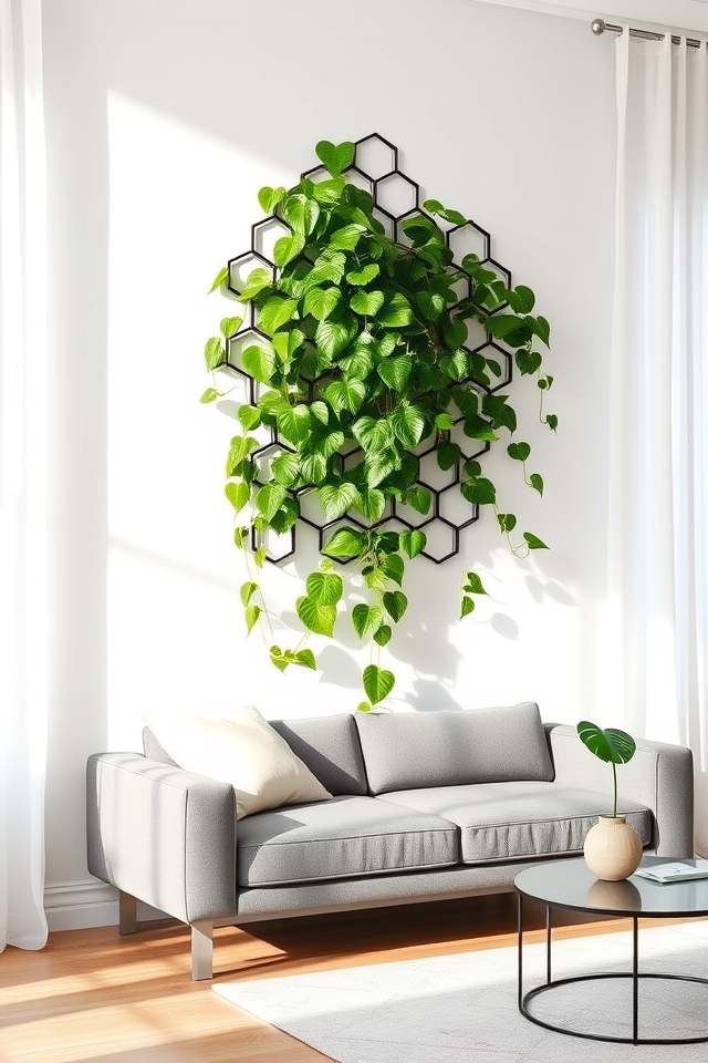 indoor vertical climbing trellises