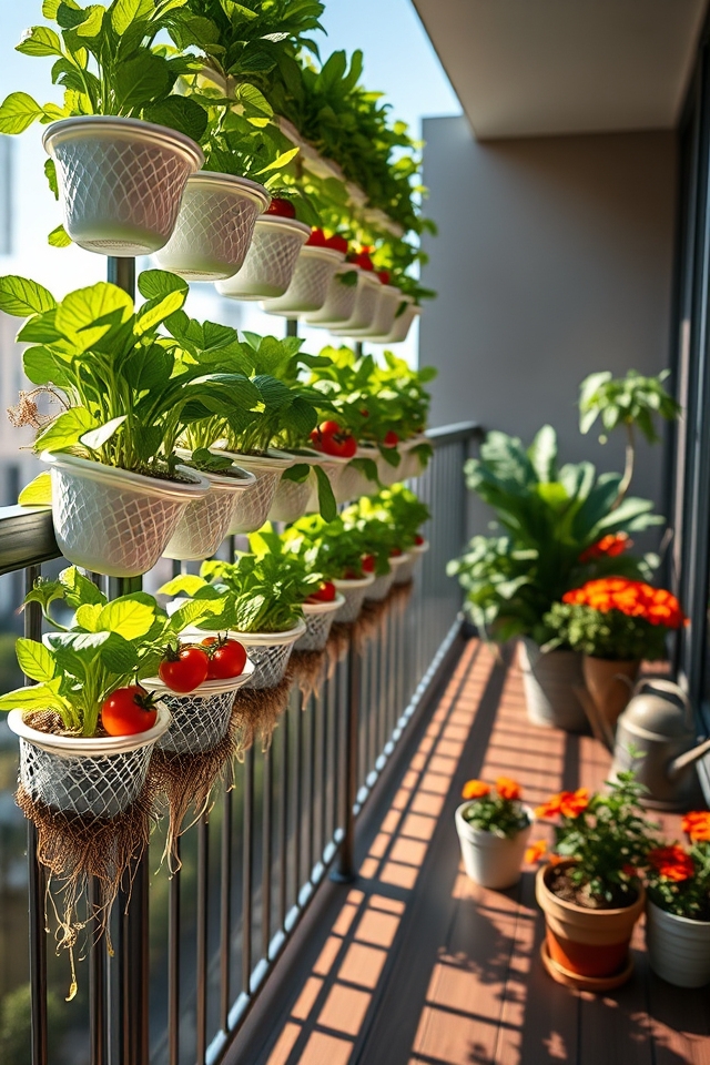 innovative balcony vegetable gardening