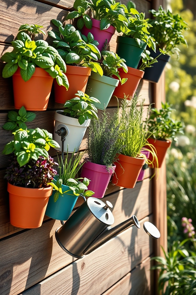 innovative vertical herb gardening