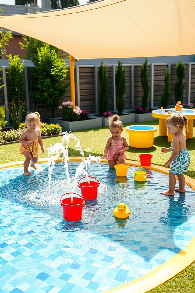 interactive sensory water play