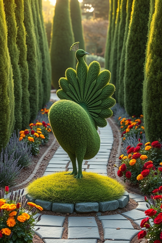 intricate living topiary designs