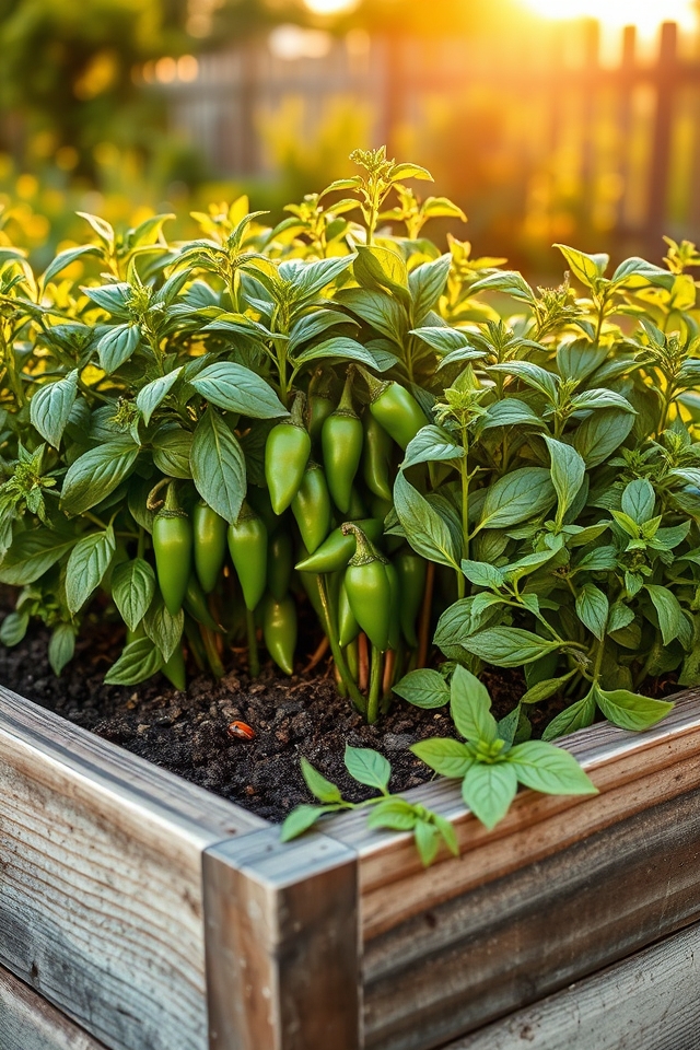 jalape o and herb combo beds