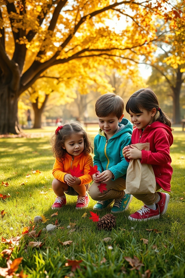kindergarten nature scavenger hunt