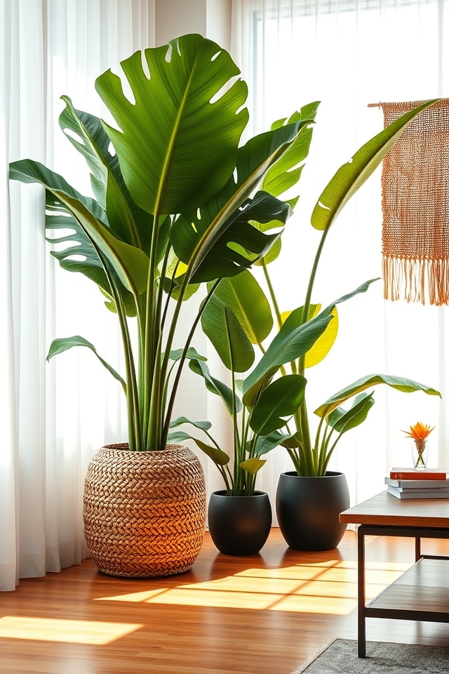 large leafy tropical wonders