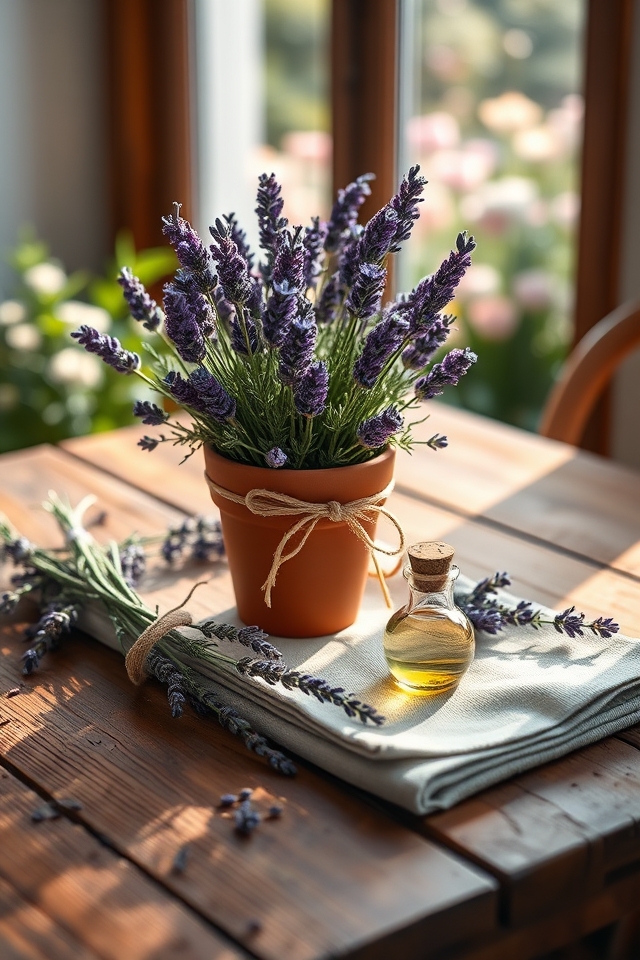 lavender for calming aromas