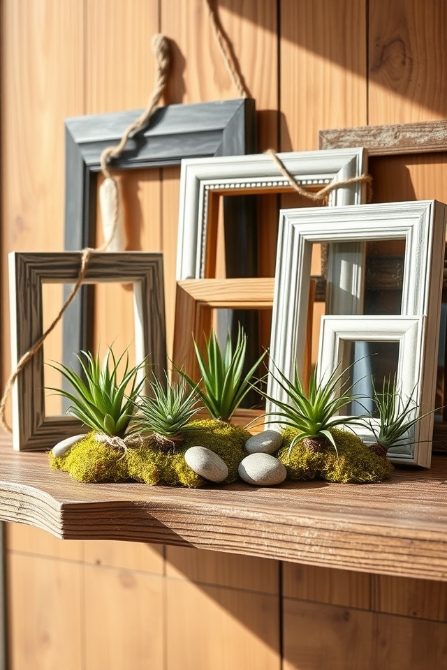 living art with air plants