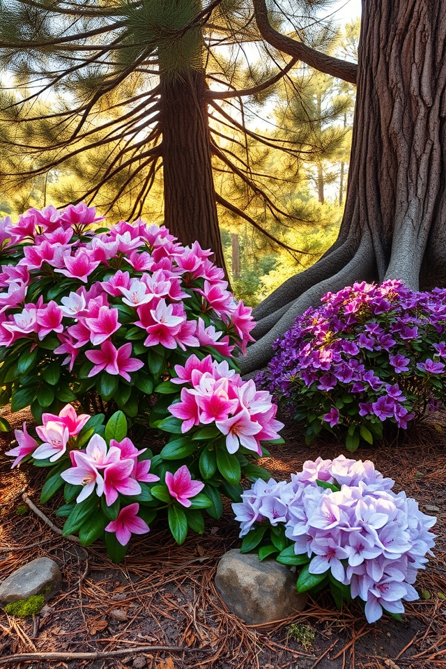 low growing shrubs for pines