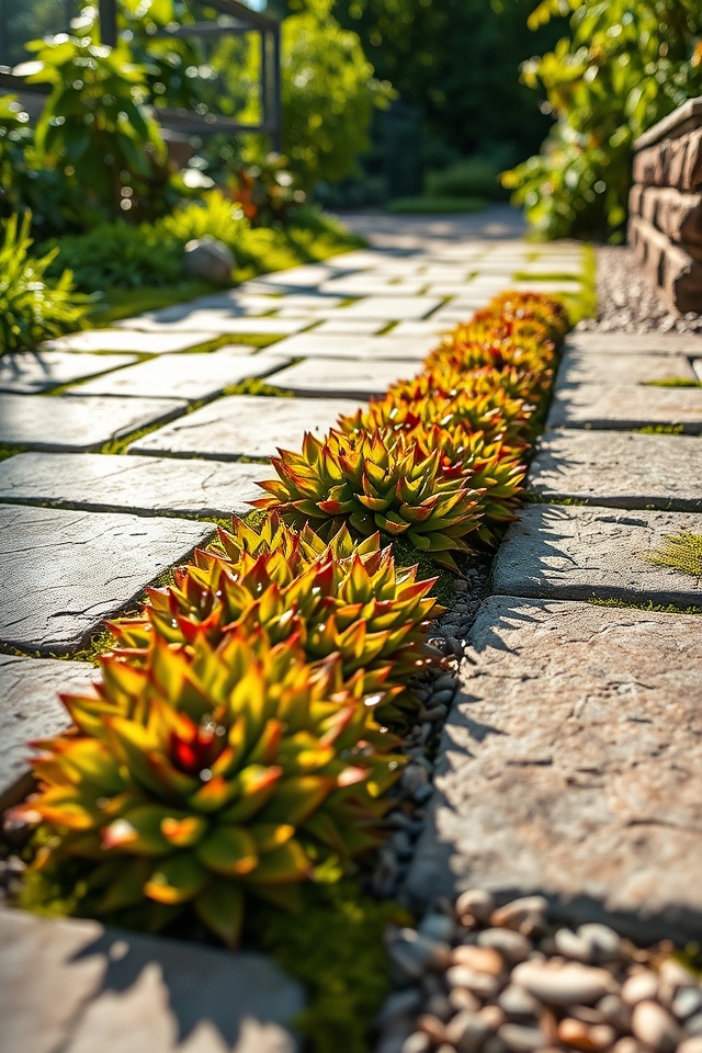 low maintenance garden succulents