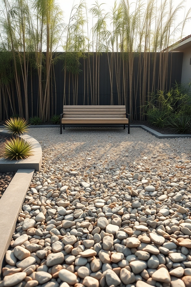 low maintenance gravel installation
