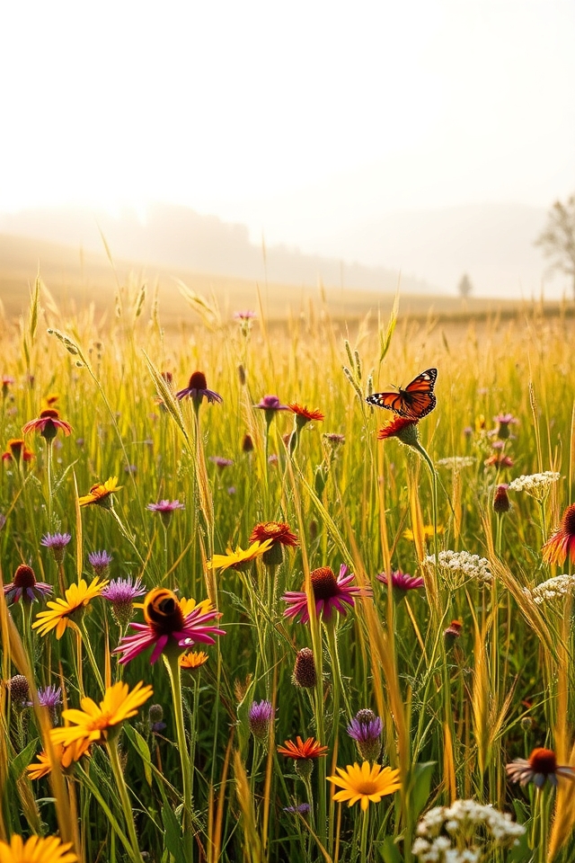 low maintenance native wildflower meadows