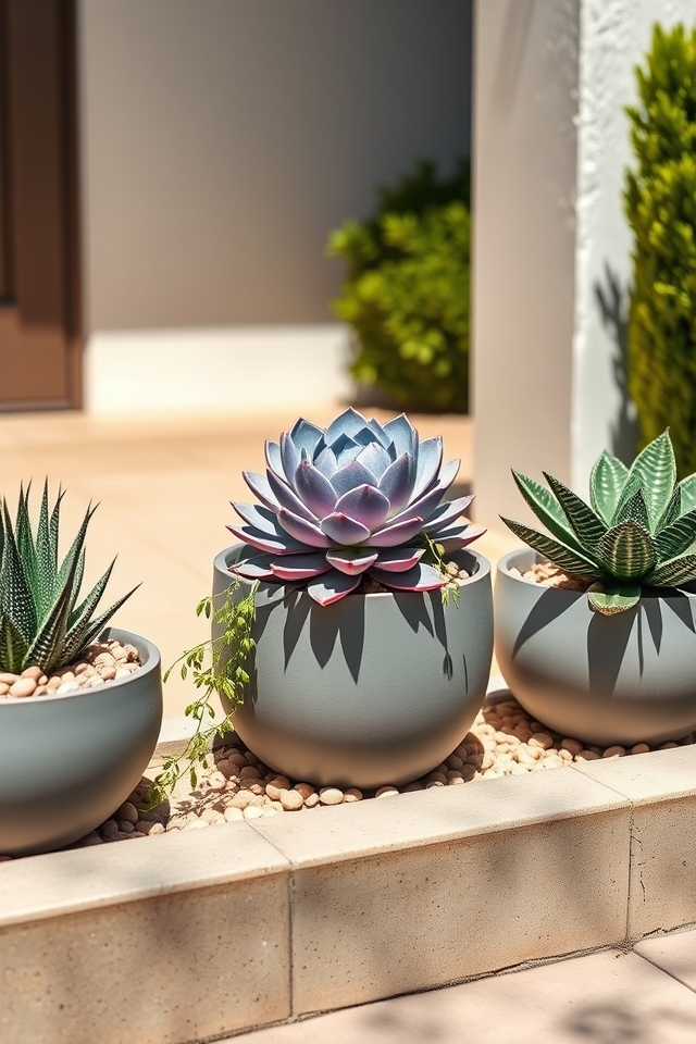 low maintenance succulent displays
