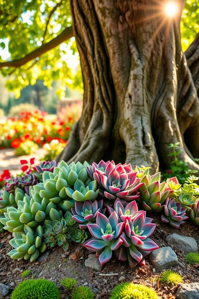 low maintenance succulent landscaping
