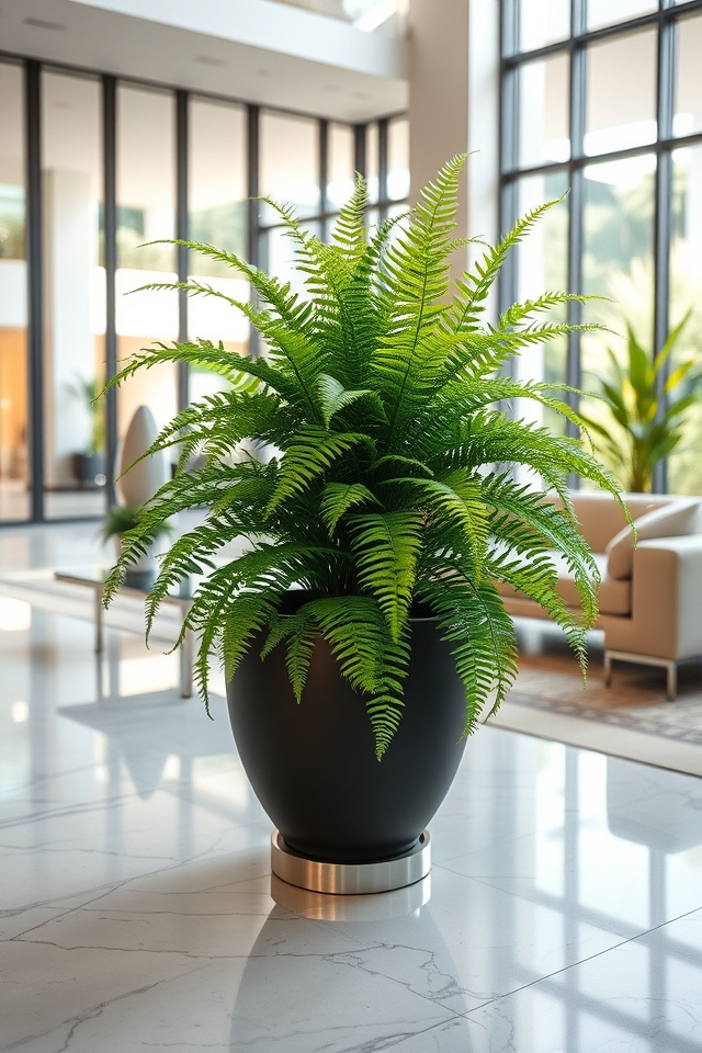 lush boston fern greenery