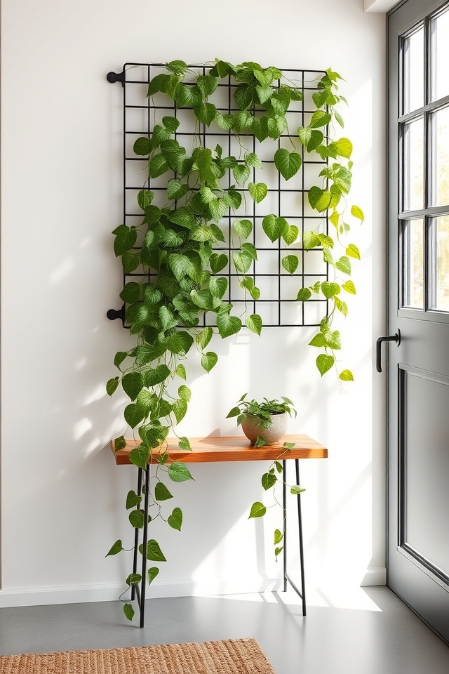 lush hardy pothos trellis