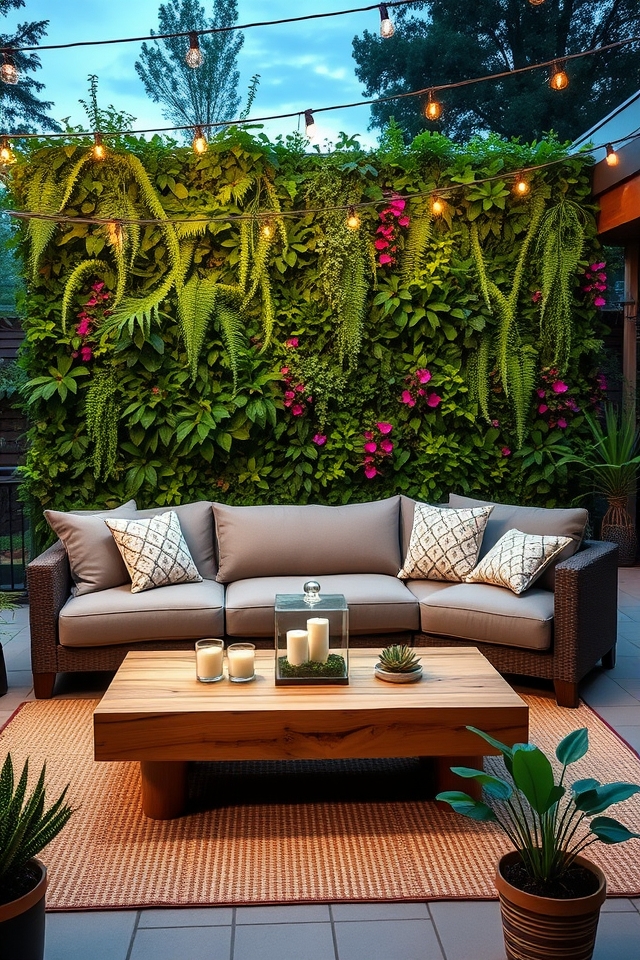 lush living wall elegance