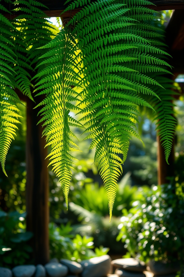 lush low maintenance shaded greenery