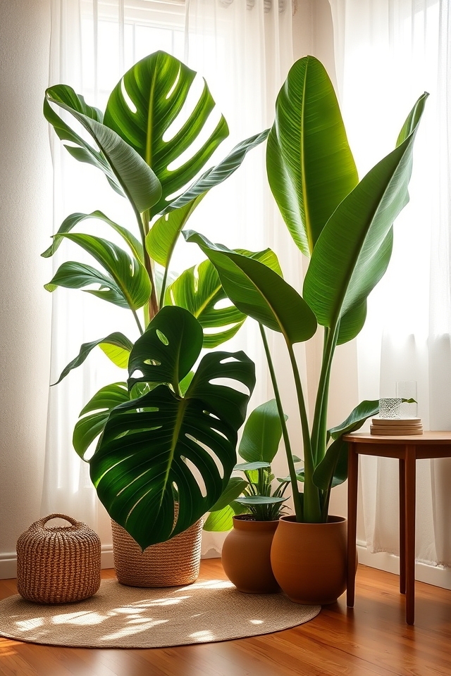 lush tropical leaf escape