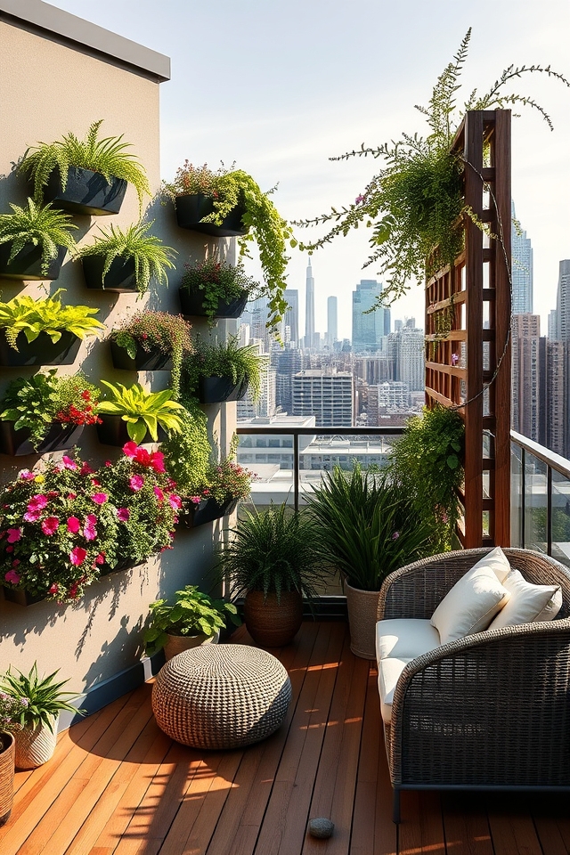 maximize rooftop garden space