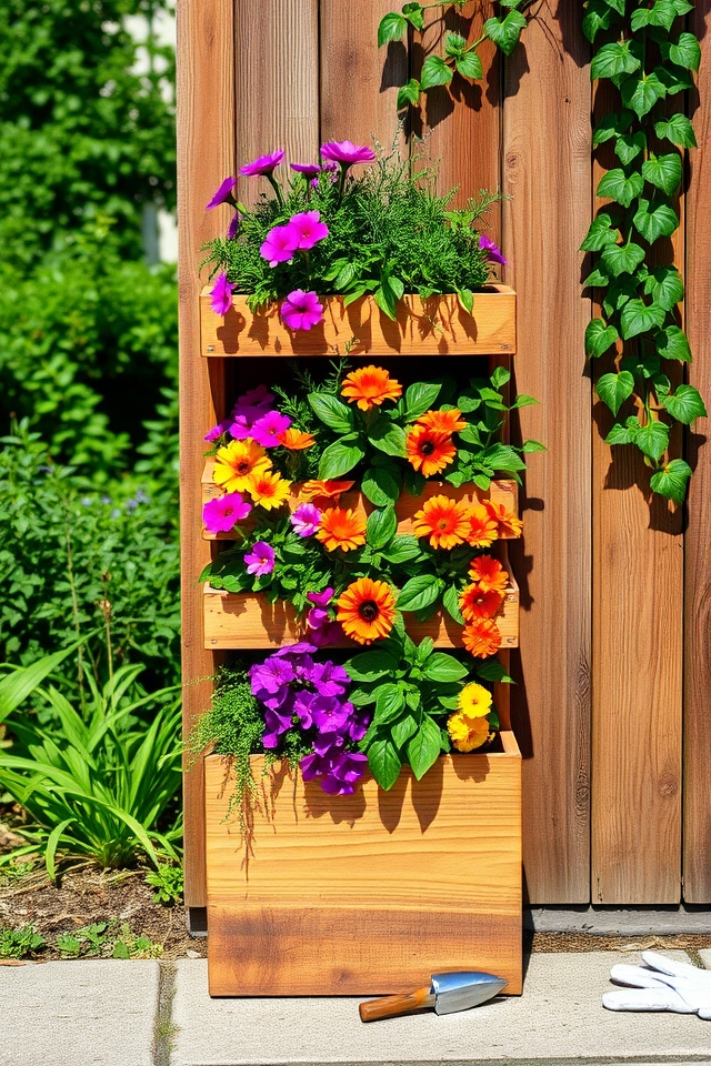 maximize space with planters