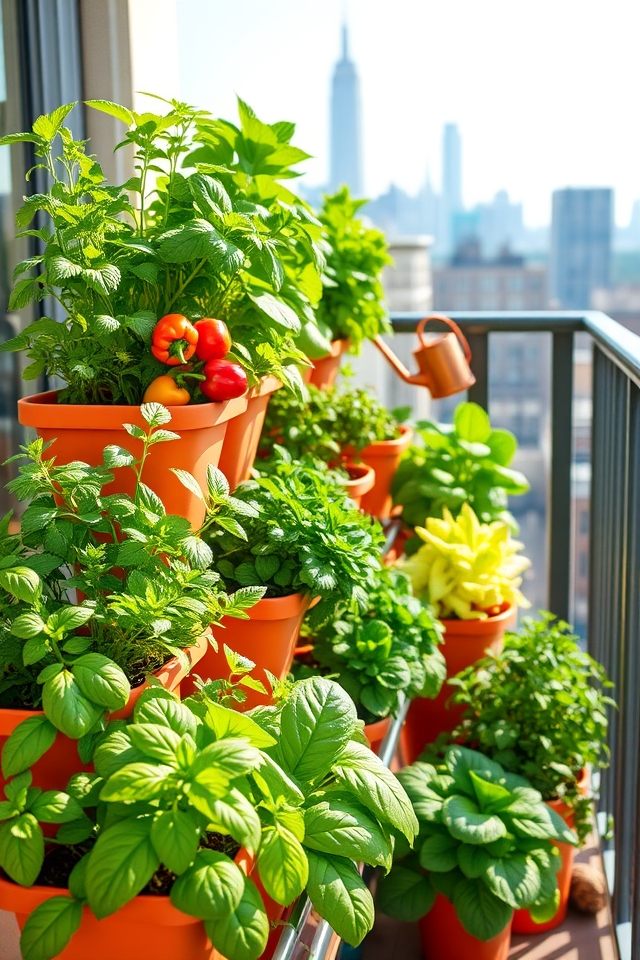 maximize vertical gardening space