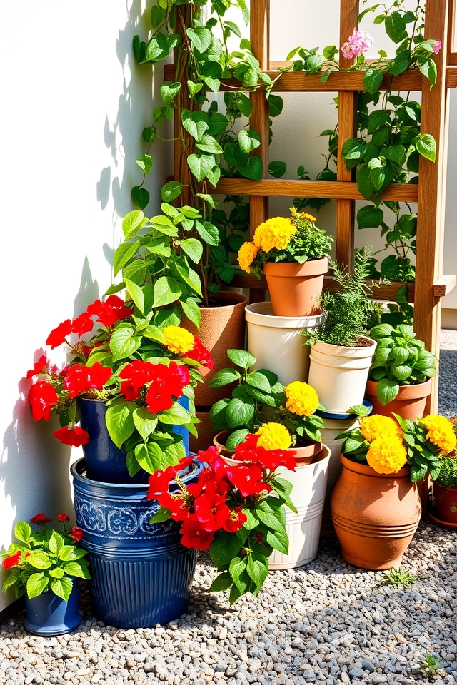 maximizing triangular garden spaces