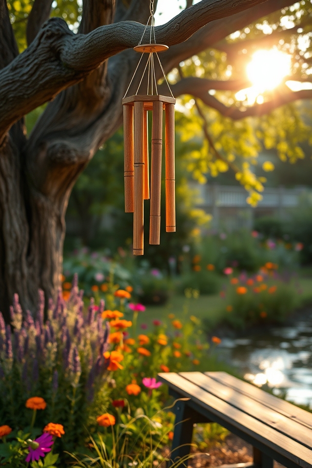 melodic wind chime tranquility